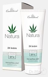 Cannaderm Natura 24 krém na suchú pleť 75 g