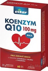 Revital Koenzym Q10 100 mg + Se + vit.E 60 kapsúl