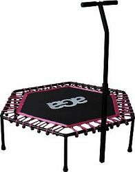 Aga Fitness Trampolína + držadlo 130 cm ružová