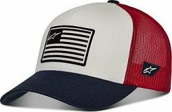 Alpinestars Flag Snap Hat modrá/červená/biela