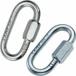 Camp Oval Quick Link 8 mm zinc plated steel
