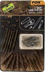 FOX Slik Lead Clip Kit Camo veľkosť 10, 5 ks