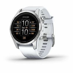 Garmin Epix Pro 42mm Silver / Whitestone Band