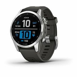 Garmin Fenix 7S Silver/Graphite Band
