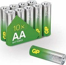 GP Alkalická batéria Super AA (LR6), 10 ks