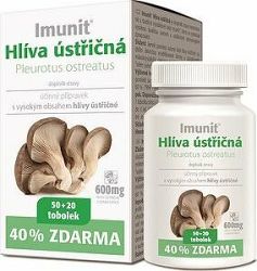 Hliva ustricová Imunit 50 + 20 tob. Zdarma