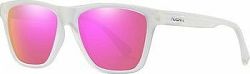 KDEAM Lead 7 Transp & White / Purple Pink