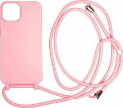Mobile Origin Lanyard Case Pink iPhone 14