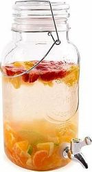 ORION Fľaša sklo + kohútik 3,5 l