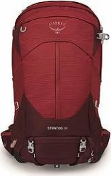 Osprey Stratos 34 poinsettia red
