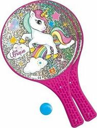 Plážový tenis Jednorožec Mondo ružová, Unicorn