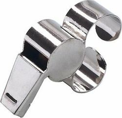 Select Referees whistle w/metal finger grip