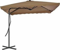 SHUMEE – Slnečník záhradný, taupe 250 x 250 cm