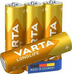 VARTA alkalická batéria Longlife AA 4 ks