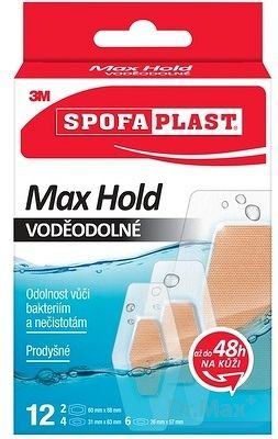 3M Spofaplast 191 Max Hold Voděodolné 12 ks
