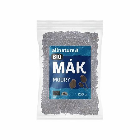 Allnature bio mák modrý 250 g