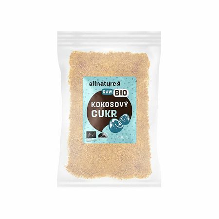 Allnature Kokosový cukr BIO 500 g