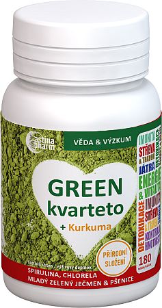 Astina GREEN kvarteto s kurkumou 180 tabliet