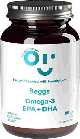 Beggs Omega-3, EPA+DHA 90 kapsúl