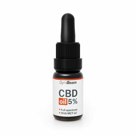CBD olej 5% GymBeam 10 ml