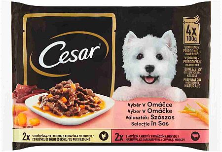Cesar Kapsička Selection v Omáčke 4×100g