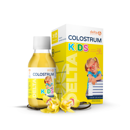 DELTA COLOSTRUM sirup Vanilka KIDS 125 ml