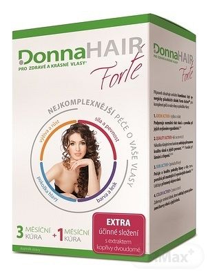 DonnaHAIR 4měsíční kúra 120 kapsúl