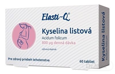 Elasti Q Kyselina listová 800 60 tabliet