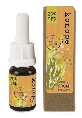 konope co. 30% + ORGANICKÝ TEKVICOVÝ OLEJ 10 ml