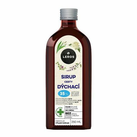 Leros Sirup Cesty dýchacie 250 ml