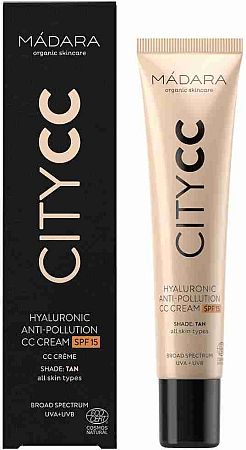 MÁDARA CITY CC Krém SPF15 Tan, 40 ml