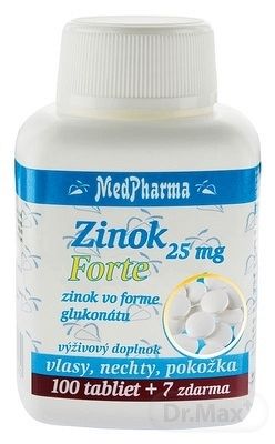 MedPharma Zinek 25 mg Forte 107 tabliet