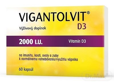 Merck Vigantolvit D3 2000 IU 60 kapsúl