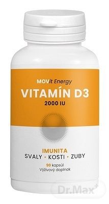 Movit energy Vitamín D3 90 tabliet