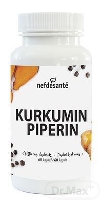 Nefdesanté KURKUMIN PIPERIN 60 kapsúl
