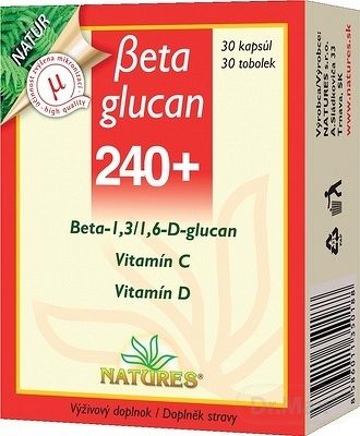 Obra Femiglucan Beta Glucan 240+ 30 kapsúl