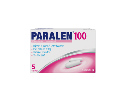 Paralen 100 sup.5 x 100 mg