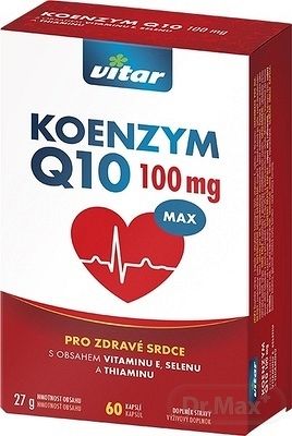 Revital Koenzym Q10 100 mg + Se + vit.E 60 kapsúl