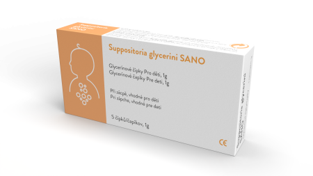 SANO Suppositoria Glycerini SANO Pre deti 1g