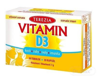 TEREZIA Vitamín D3 1000 IU cps 30