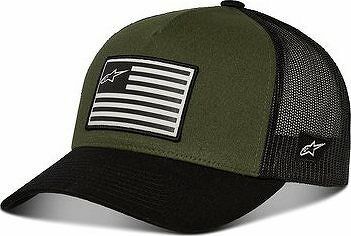 Alpinestars Flag Snap Hat zelená/čierna
