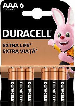 Duracell Basic alkalická batéria 6 ks (AAA)