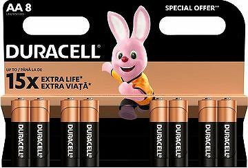Duracell Basic alkalická batéria 8 ks (AA)