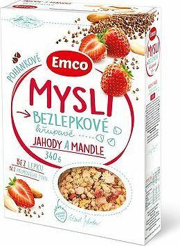 Emco Mysli pohánkové – jahoda a mandle 340 g