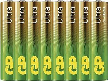GP Alkalická batéria Ultra AAA (LR03), 6 +2 ks