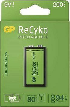 GP ReCyko 200 (9 V), 1 ks
