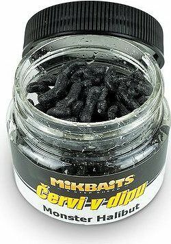 Mikbaits Červi v dipu Monster Halibut 50ml