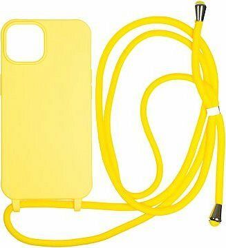 Mobile Origin Lanyard Case Yellow iPhone 14