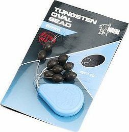 Nash Tungsten Oval Beads 6 mm 10 ks