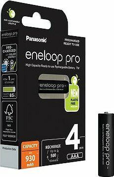 Panasonic eneloop HR03 AAA 4HCDE/4BE PRO N